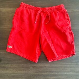 Lacoste Sport Red Athletic Shorts